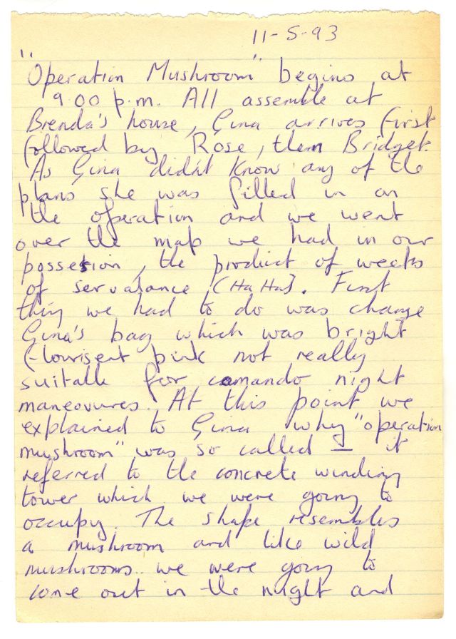 Handwritten letter dated 11-5-93